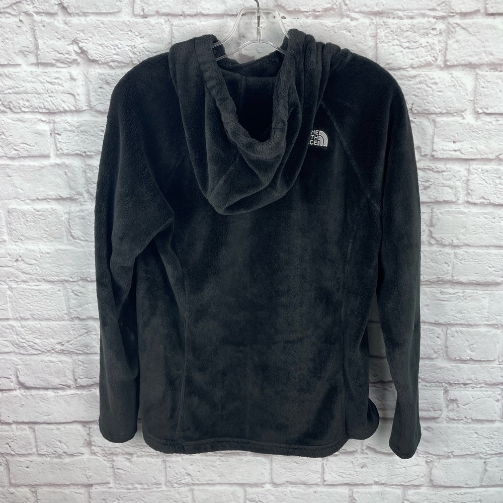 The North Face Black Pull-Over Logo Fleece Size Medium - Picture 2 of 5